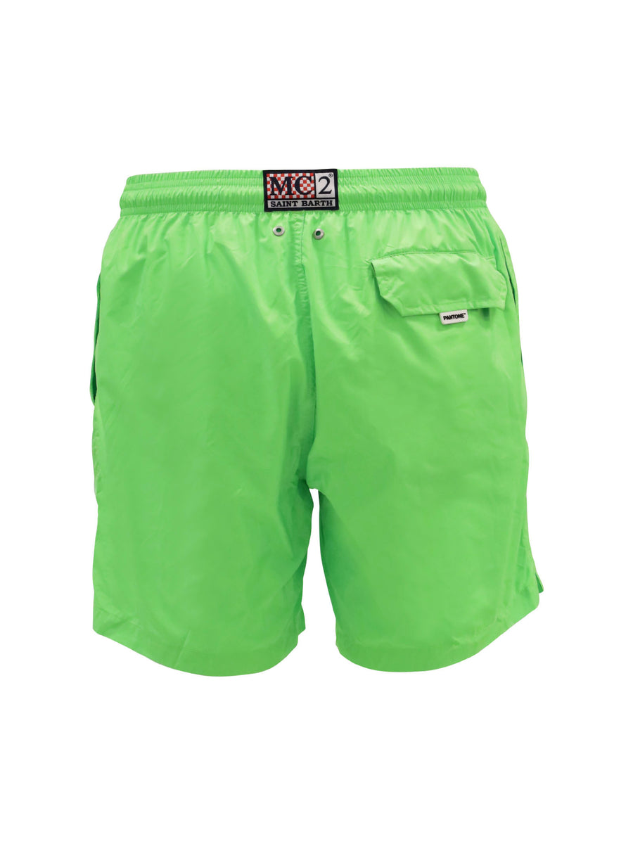 Costume shorts verde fluo