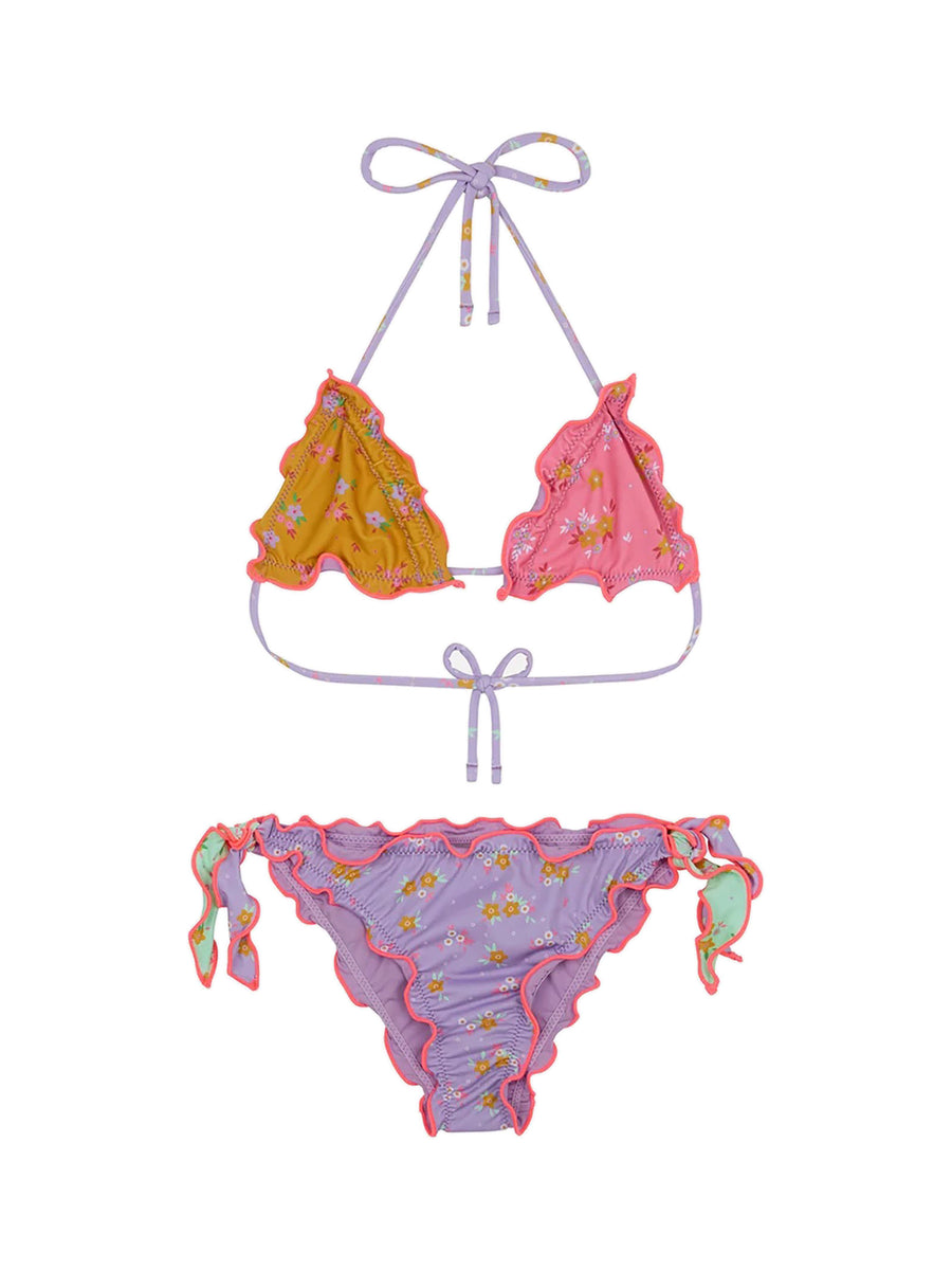 Costume bikini a fantasia lilla