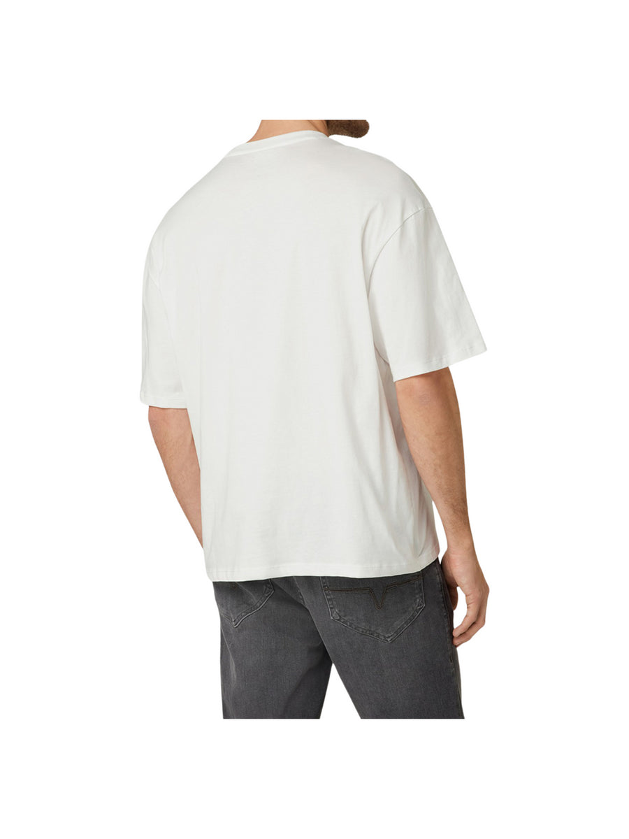 T-shirt bianca logo frontale