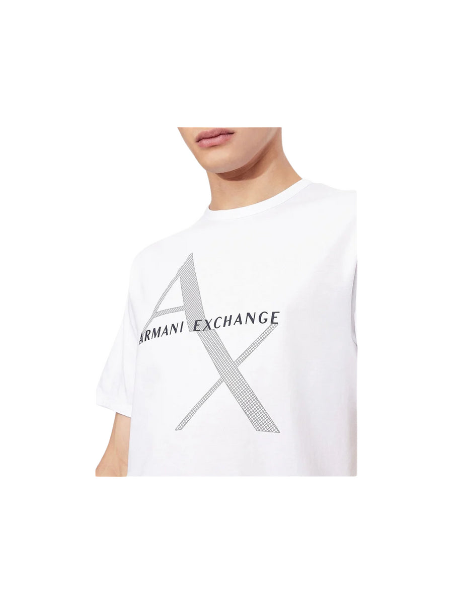 T-shirt bianca logo A|X