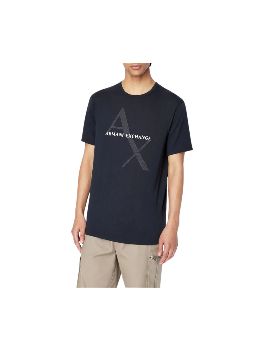 T-shirt blu logo A|X