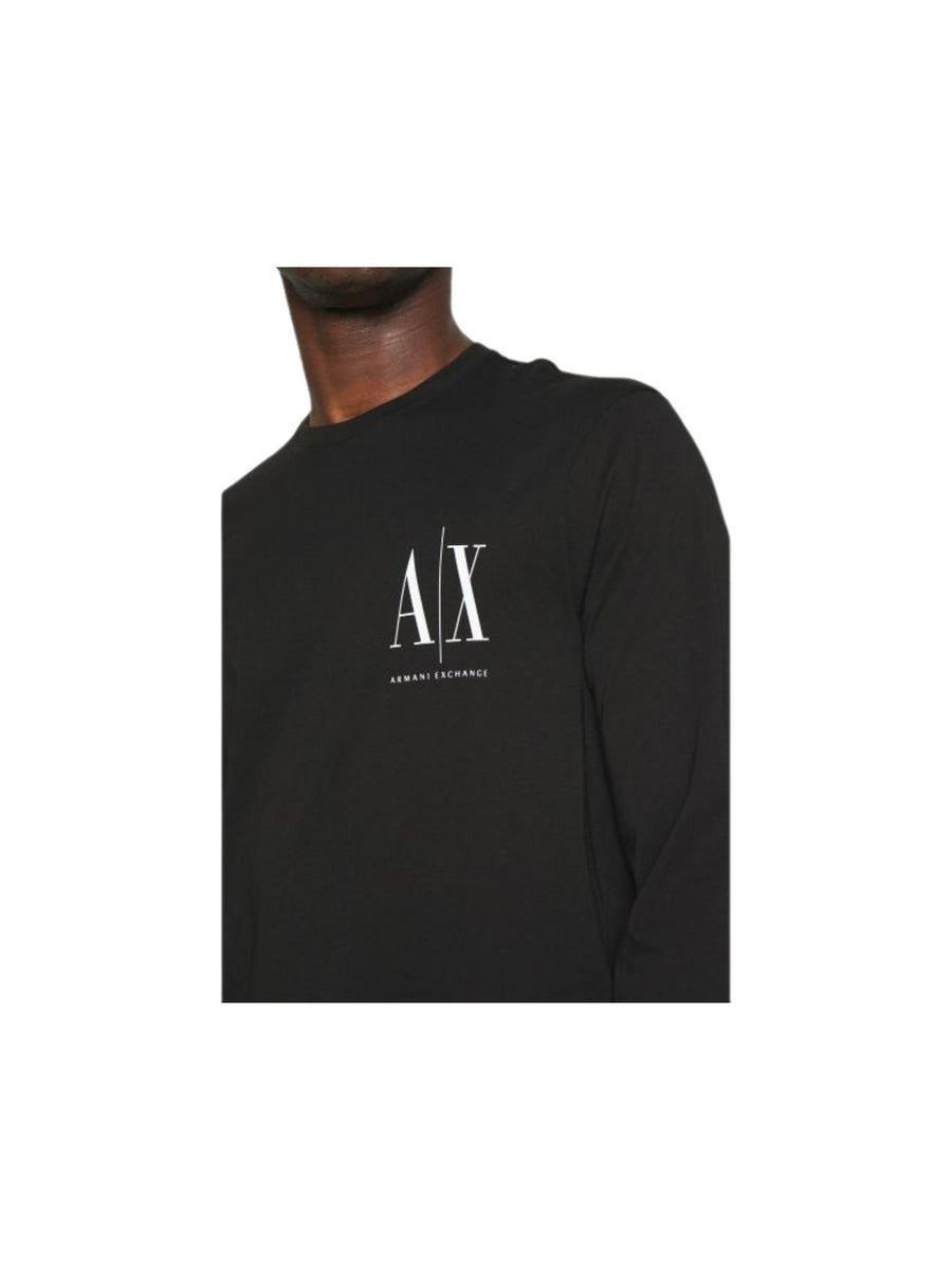 T-shirt nera logo A|X