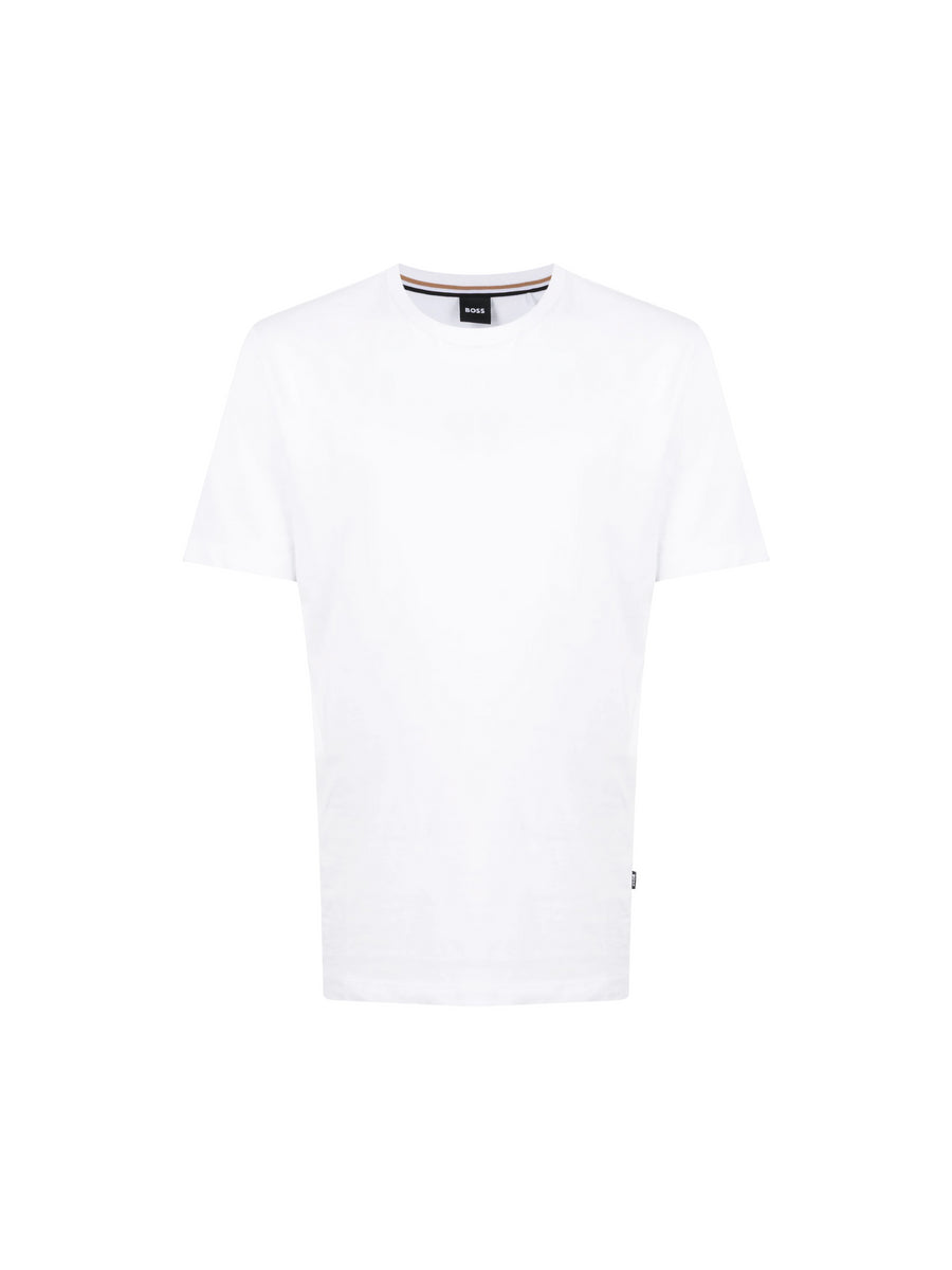 T-shirt bianca stampa logo