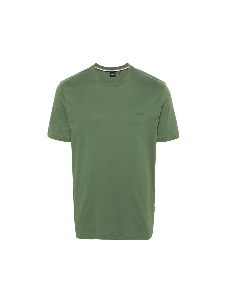 T-shirt verde stampa logo