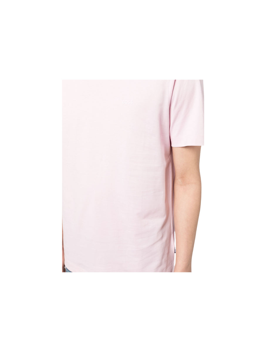 T-shirt rosa chiaro stampa logo