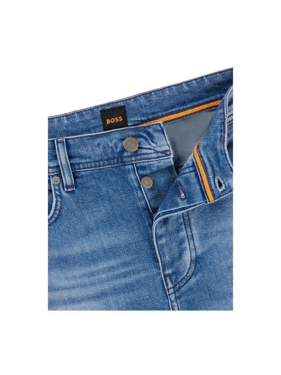 Jeans in denim elasticizzato blu