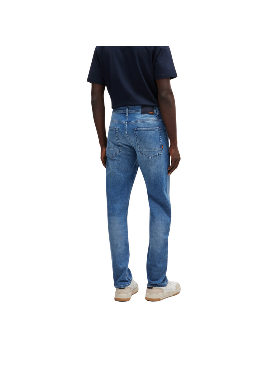 Jeans in denim elasticizzato blu