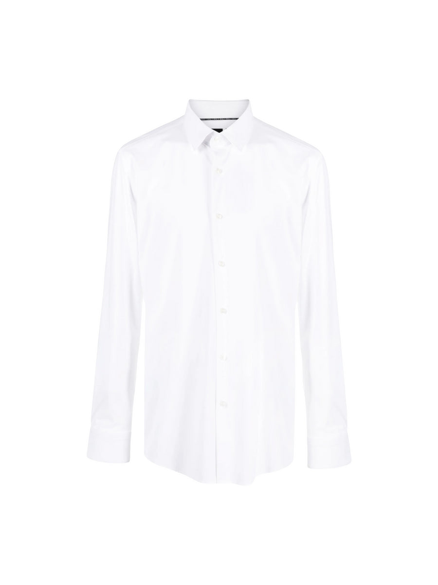 Camicia bianca con colletto a punta