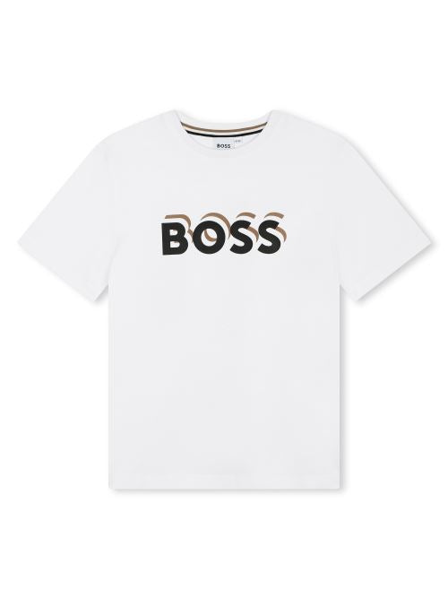T-shirt logo 3D bianca