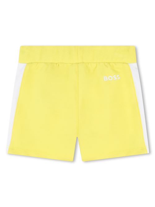 Completo polo e shorts bianco/giallo