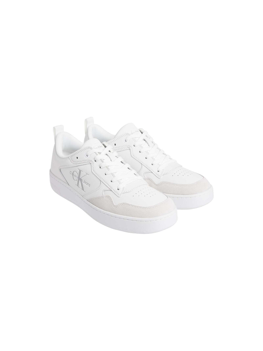 Sneakers bianche logo laterale