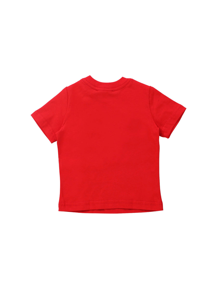 T-shirt rossa con logo