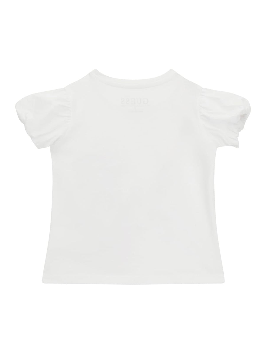 T-shirt bianca stampa polaroid