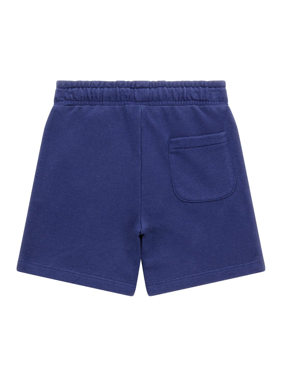 Shorts in cotone blu