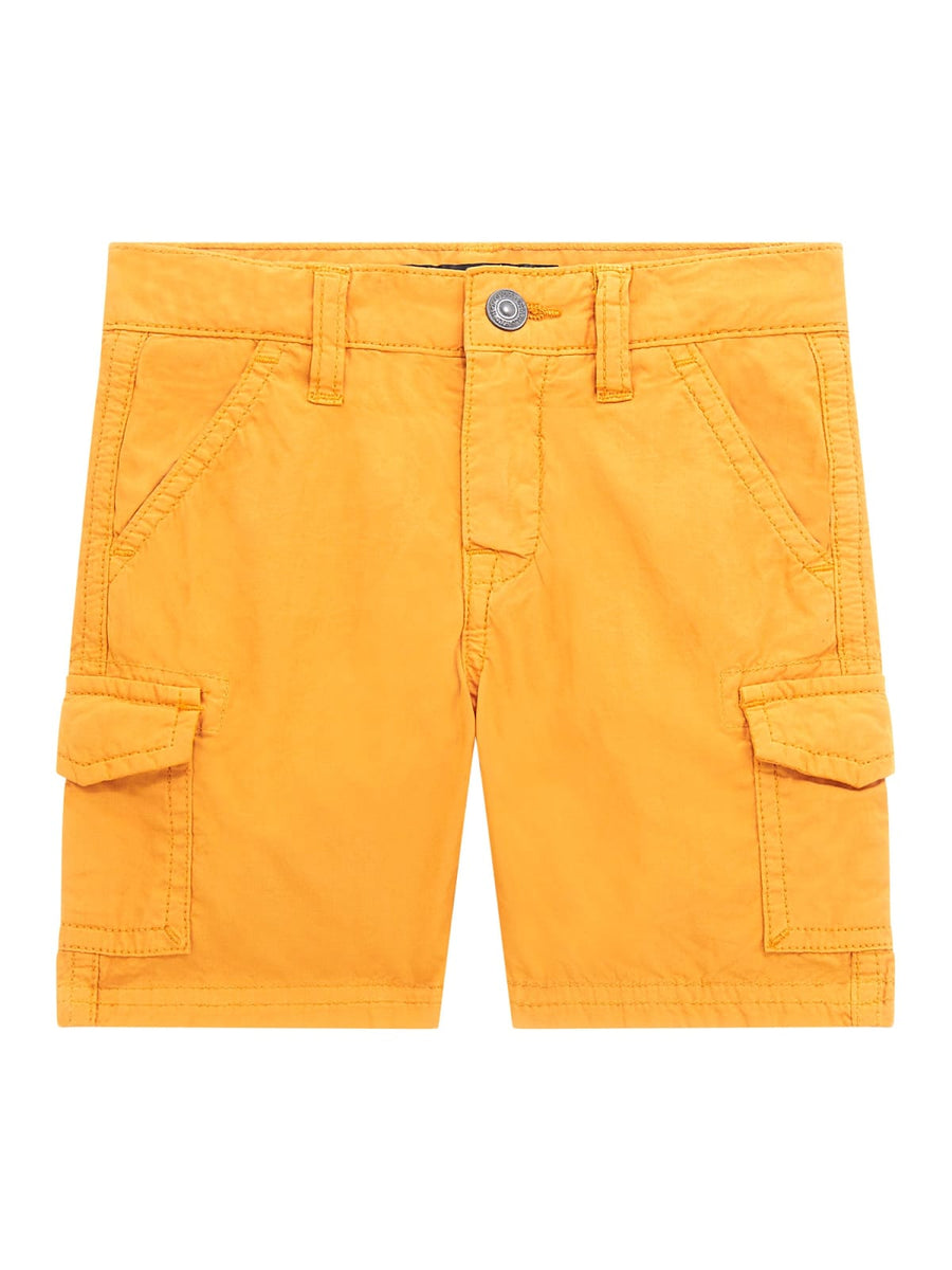 Shorts cargo giallo senape