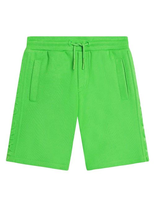 Shorts verdi in tessuto