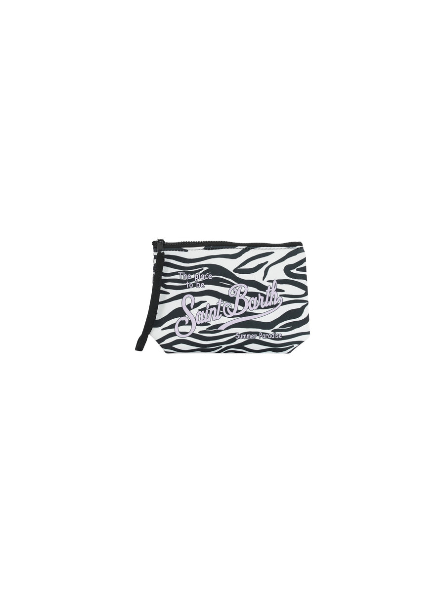 Pochette Aline in neoprene Zebra Color