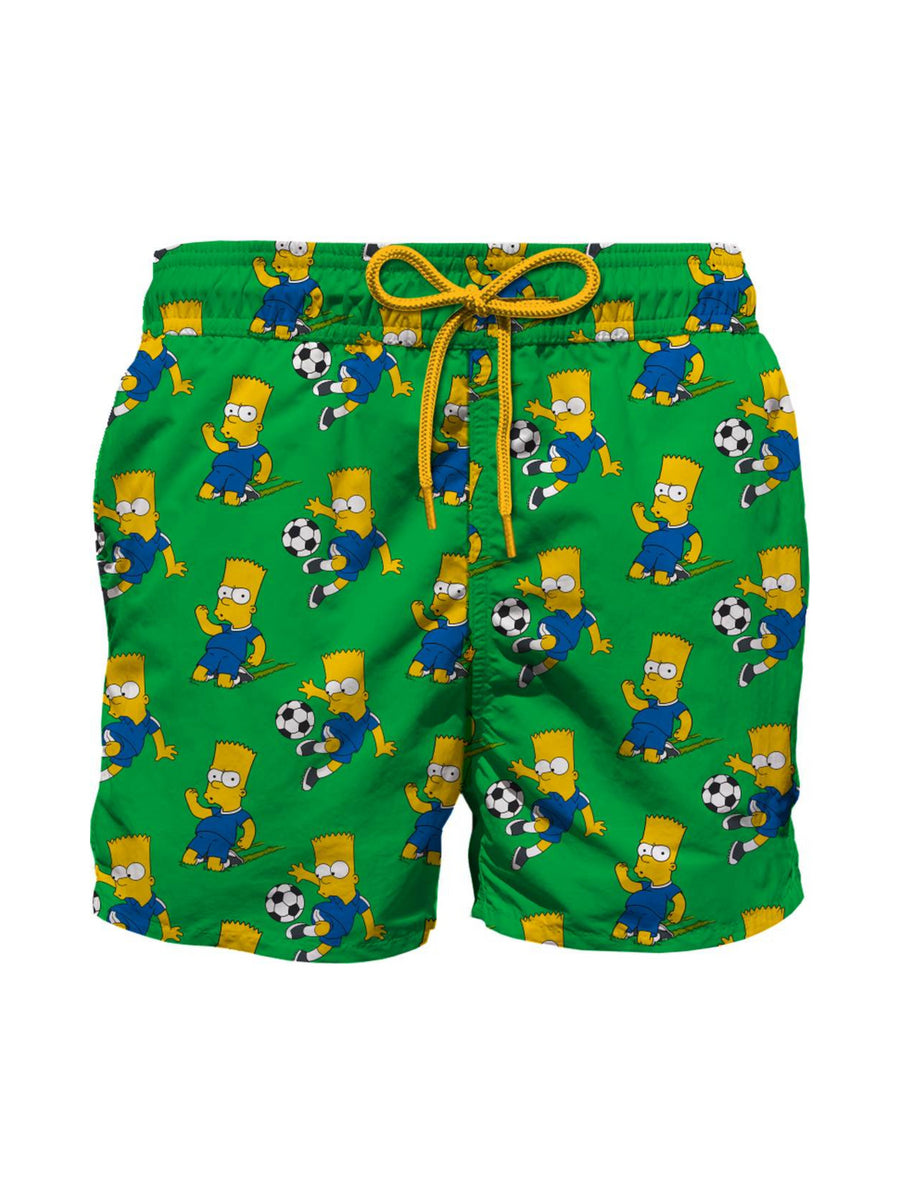 Costume shorts verde fantasia Soccer Bart Simpson