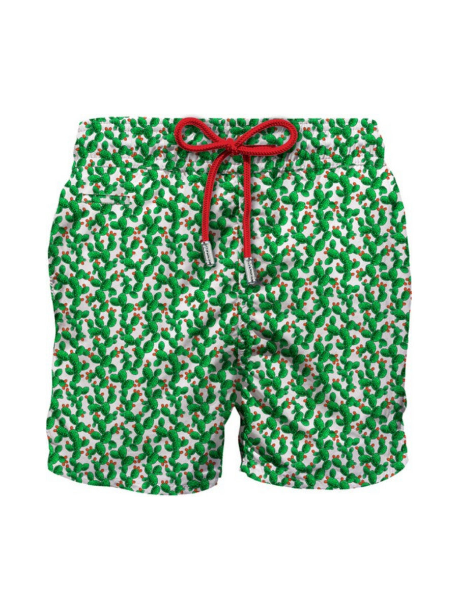 Costume shorts verde con fantasia Micro Cactus
