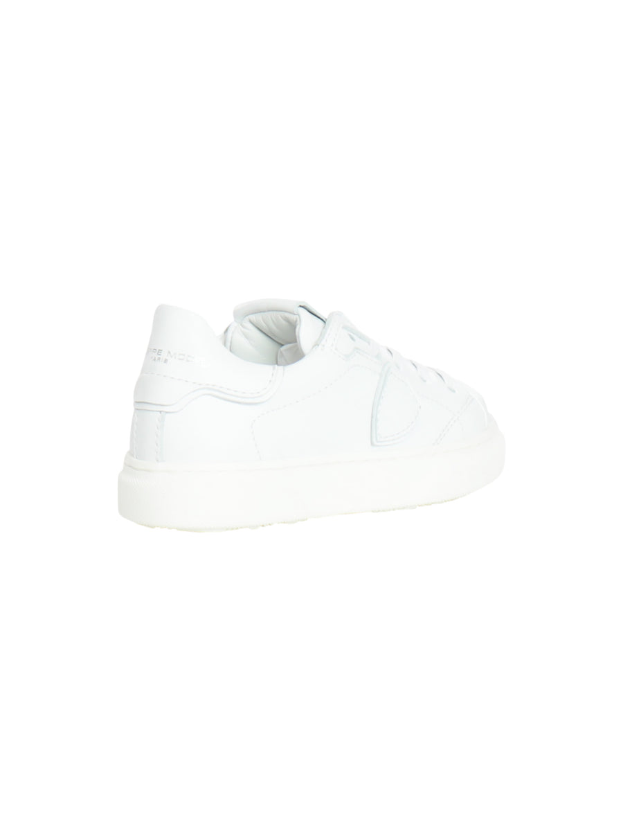 Sneakers in pelle total white