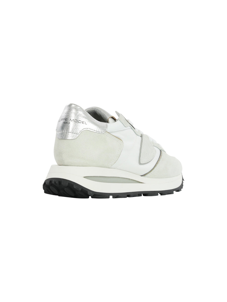 Sneakers Tropez Haute bianche e argento