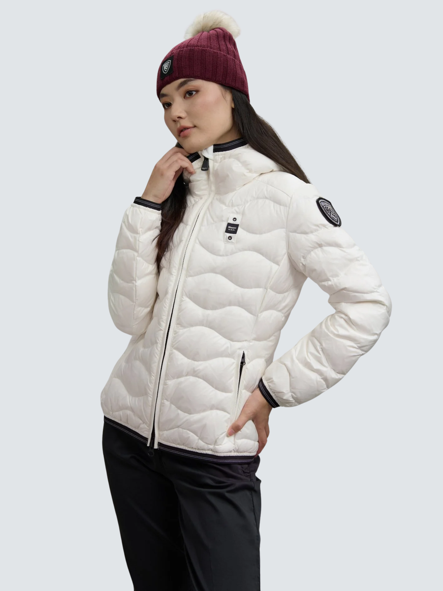 Giubbino ad onde "Camelia" Blauer bianco BLDC03095 100BI Blauer 