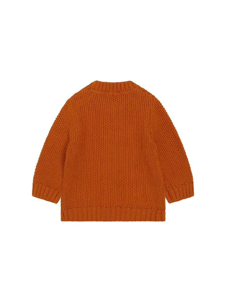 Maglione treccia mattone Y05282 305 Carrement Beau 