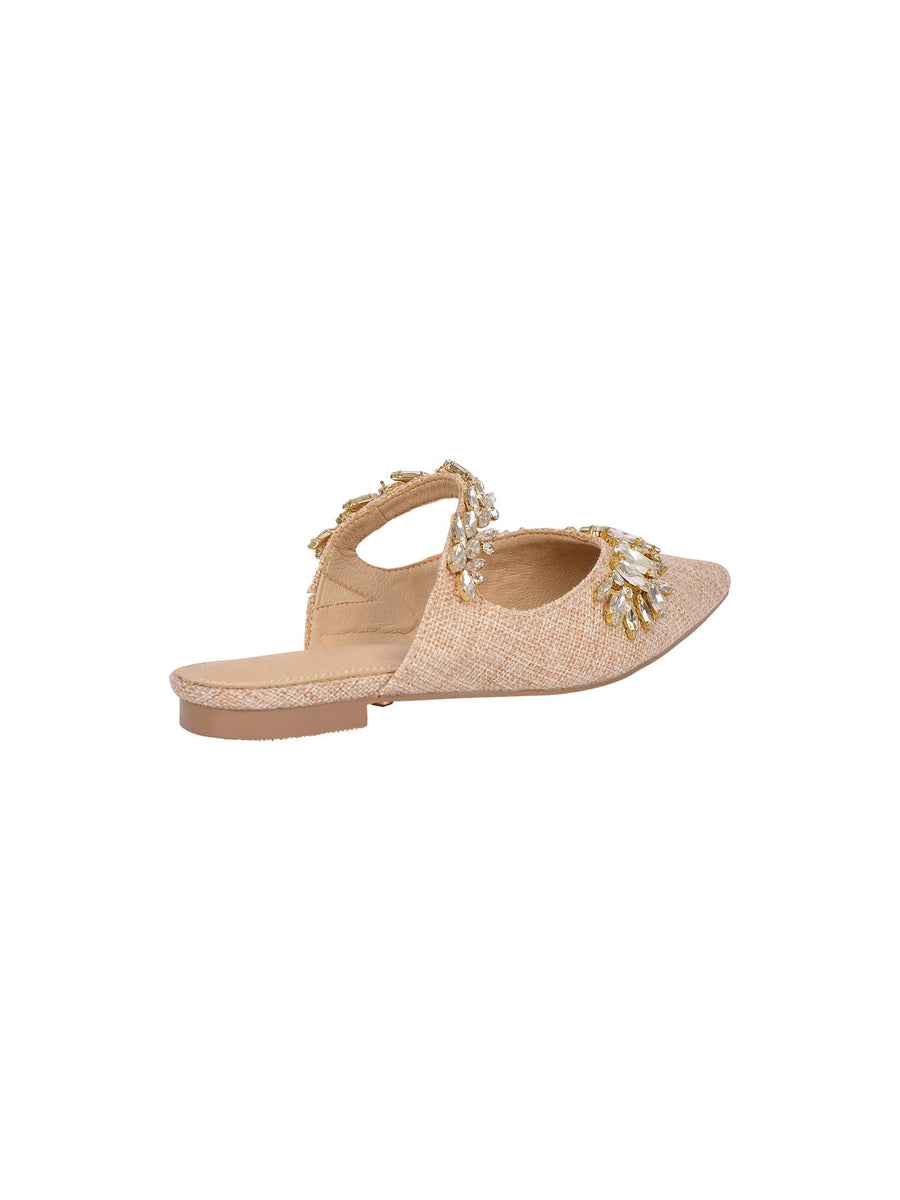 Slipper Chiara rafia con scollo a cuore CHIARA RAF TwentyFourhaitch 