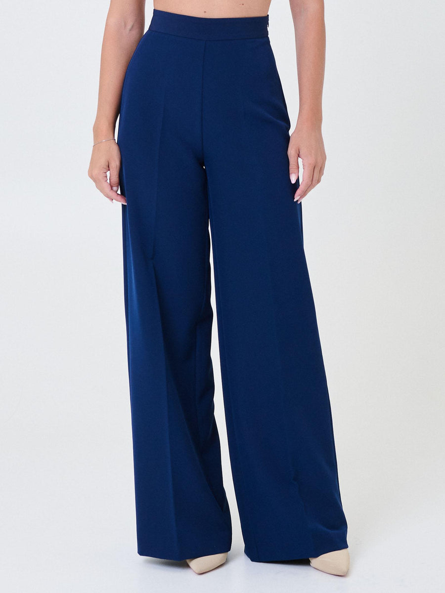 Pantalone ampio Silence Limited blu navy SLPA019GOLD NAVY Silence Limited 