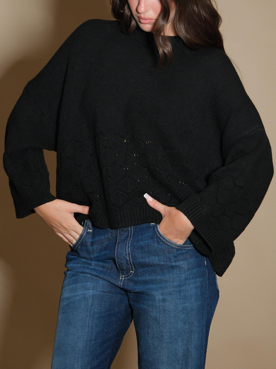 Maglione Armoire traforato nero 5R272 NERO Armoire 