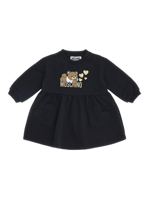 Abito con teddy e logo lettering MDV0BLLDA16 60100 Moschino 