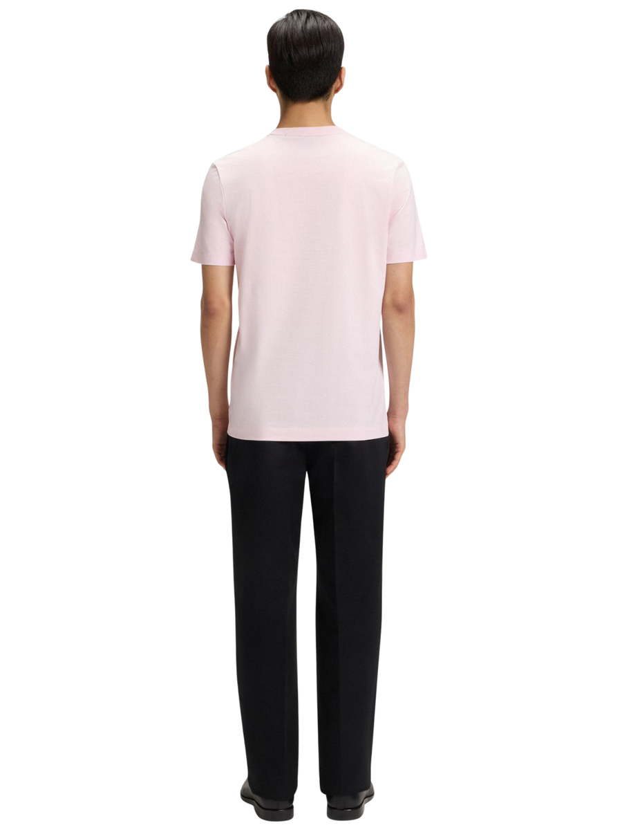 T-Shirt Boss rosa con logo tono su tono 50468347 683 Boss 