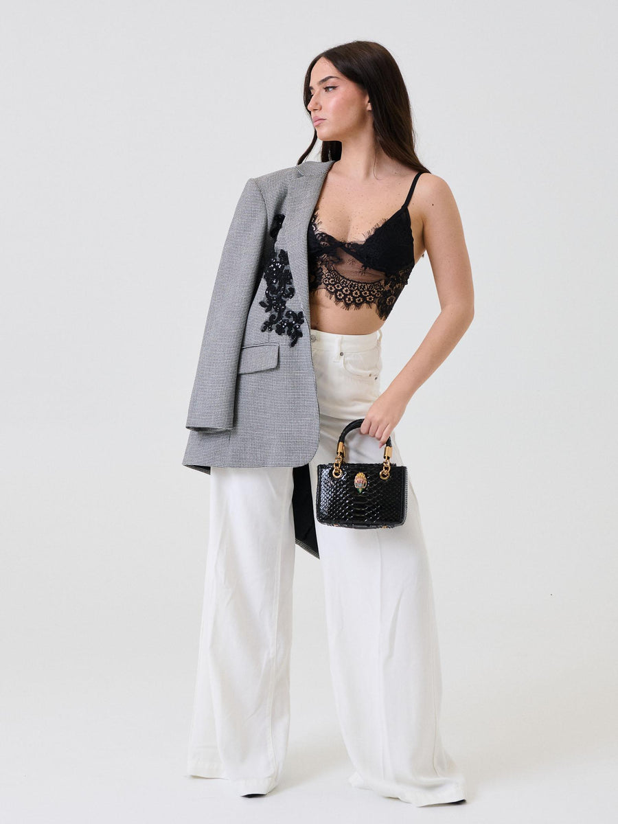 Jeans "Madison Wid Leg" Vicolo bianco DF5145 FU03 Vicolo 