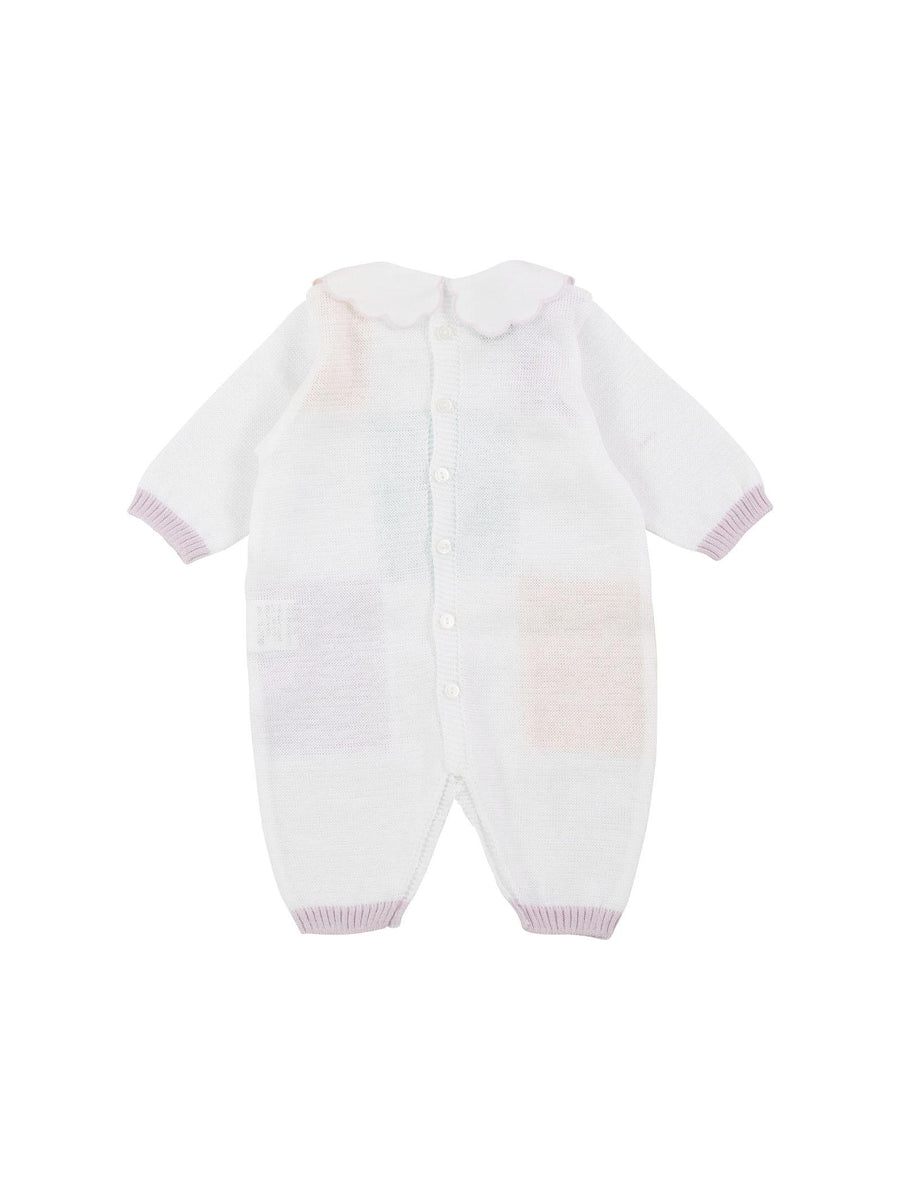 Tutina in filo fantasia check lilla EL2610 C1956A Marlù 