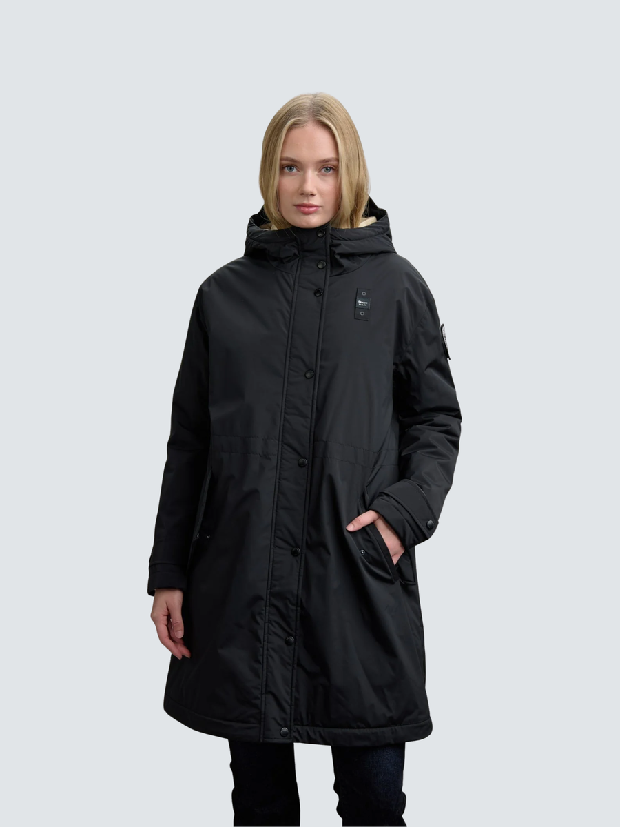 Parka con interno in pelliccia "Payne" Blauer nero BLDK11162 999 Blauer 