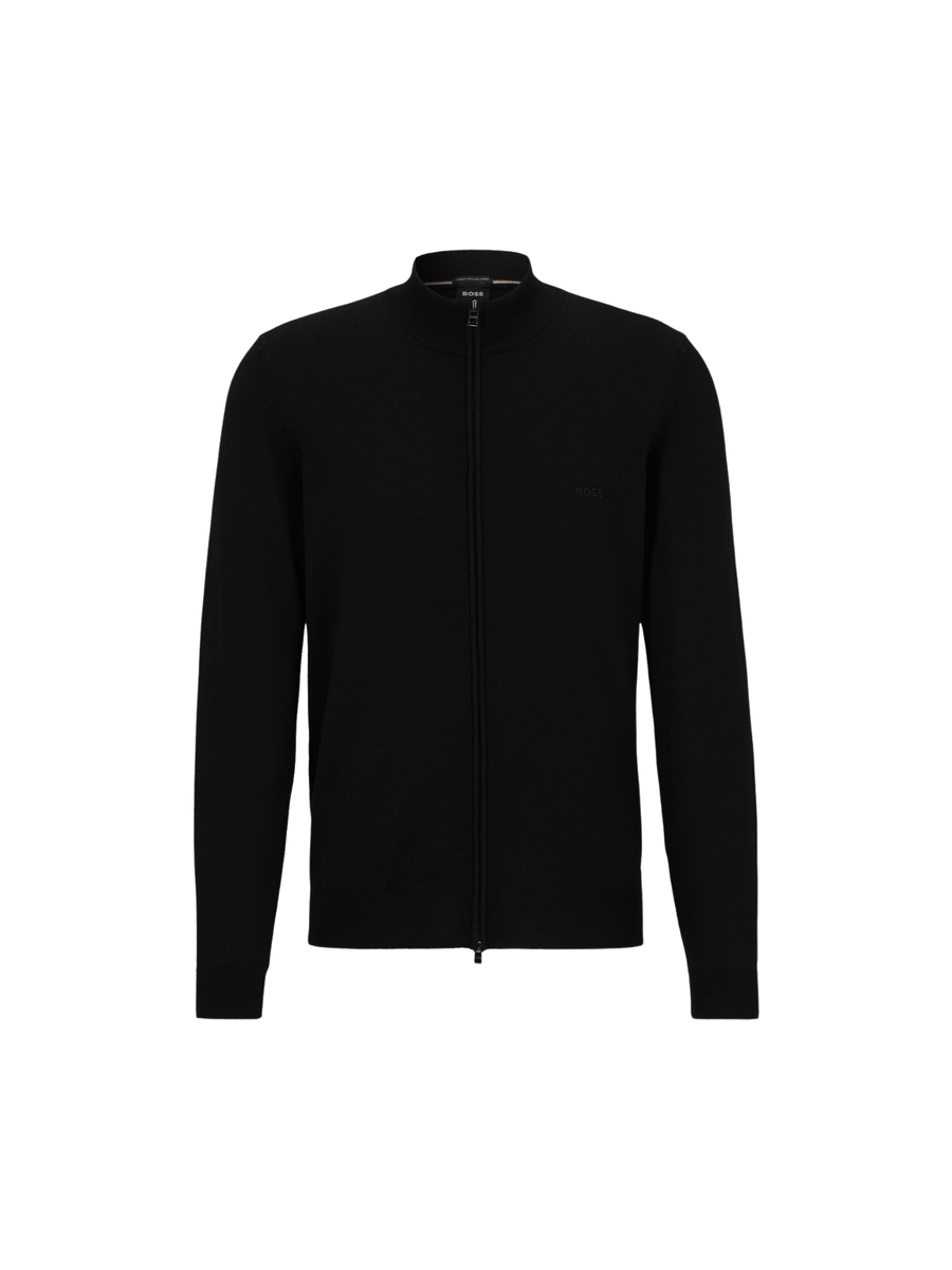 Cardigan Hugo Boss blu con zip 50476347 404 Boss 