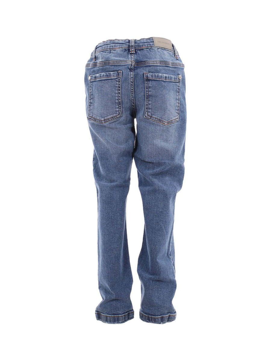 Jeans Trussardi in denim blu cinque tasche TBA24119JE DBLUEMED Trussardi 