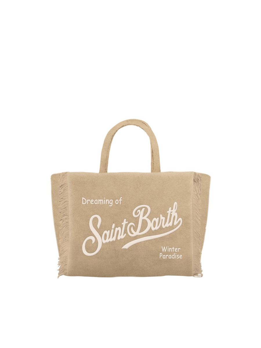 Borsa Vanity mini "18 emb" Saint Barth beige VAMI027 00296I MC2 SAINT BARTH 