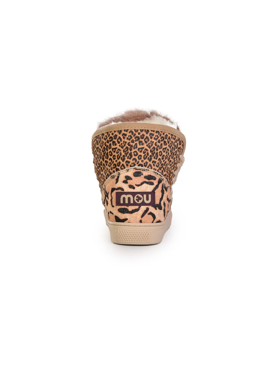 Sneakers eskimo  con patchwork animalier FW111007D POSMCH Mou 