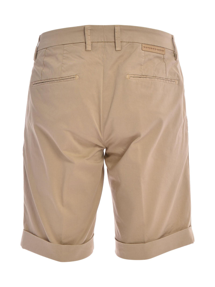 Bermuda beige slim ANTIGUA8135 BEI RAYURES NOIR 