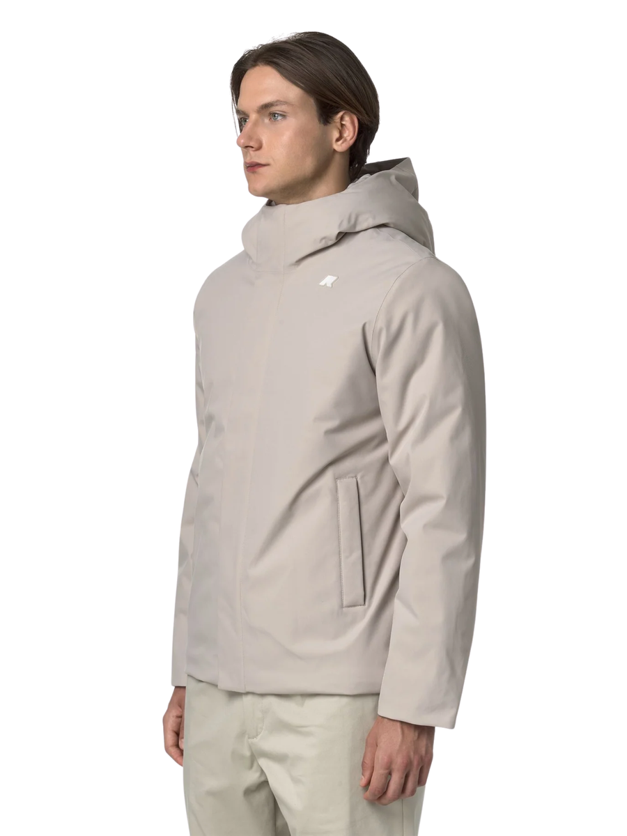 Giubbino "Jacko Twill Marmotta" K-Way beige K8133DW B2X K-WAY 