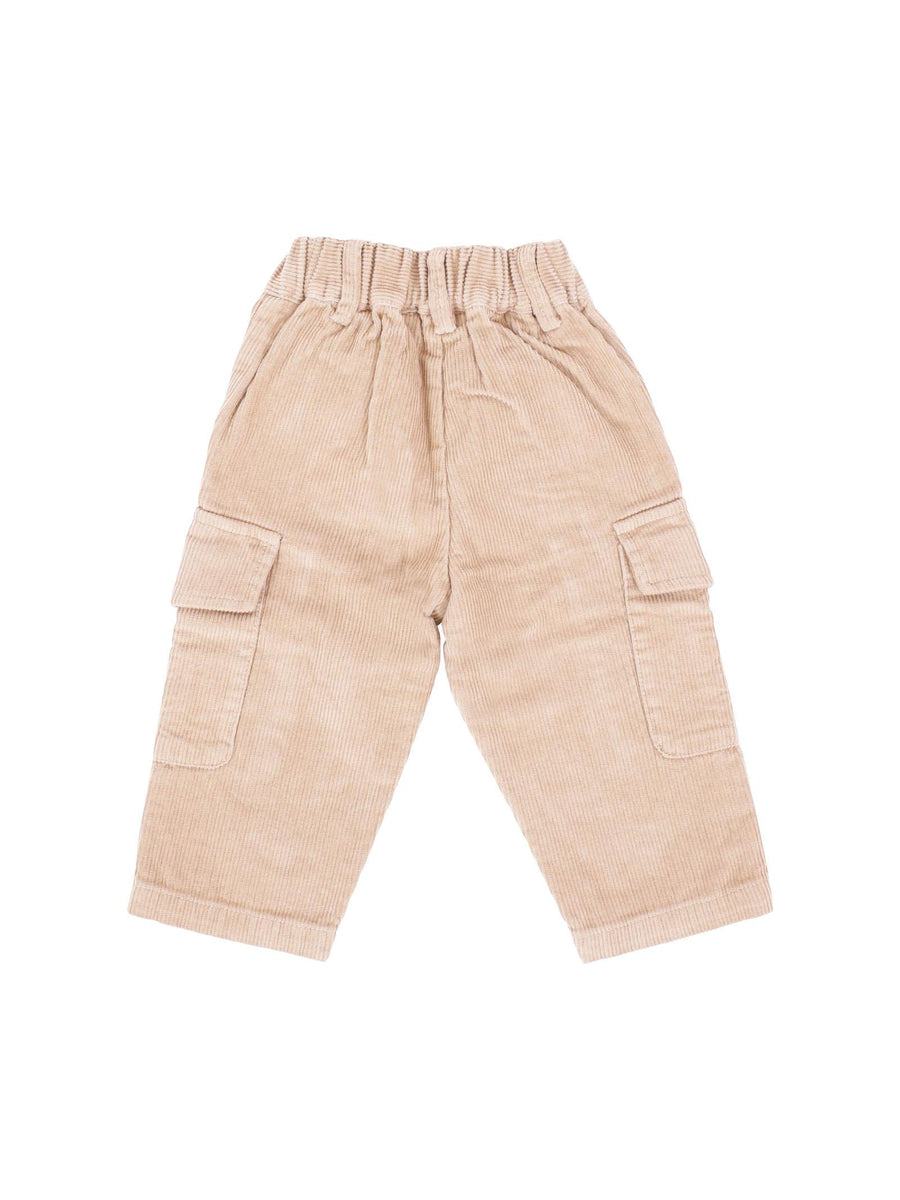 Pantalone Refrigiwear modello cargo in velluto beige RWN804 RE015 Refrigiwear 
