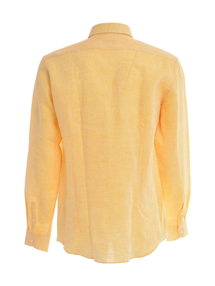 Camicia Luca giallo pastello IS049 LI005 Mastricamiciai 