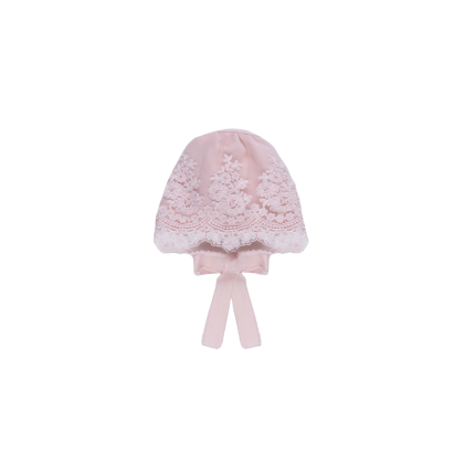 Cappello Marlù rosa con ricami floreali in pizzo IN17CU C033 Marlù 
