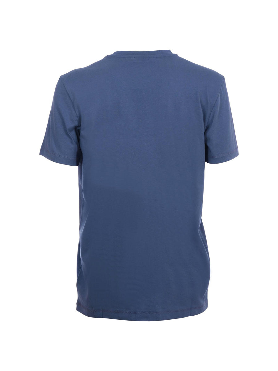 T-Shirt Calvin Klein blu con monogramma J30J325649 CK1 Calvin Klein 