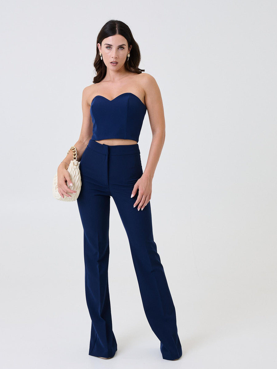 Top a cuore Silence Limited blu navy NP1019GOLD NAVY Silence Limited 