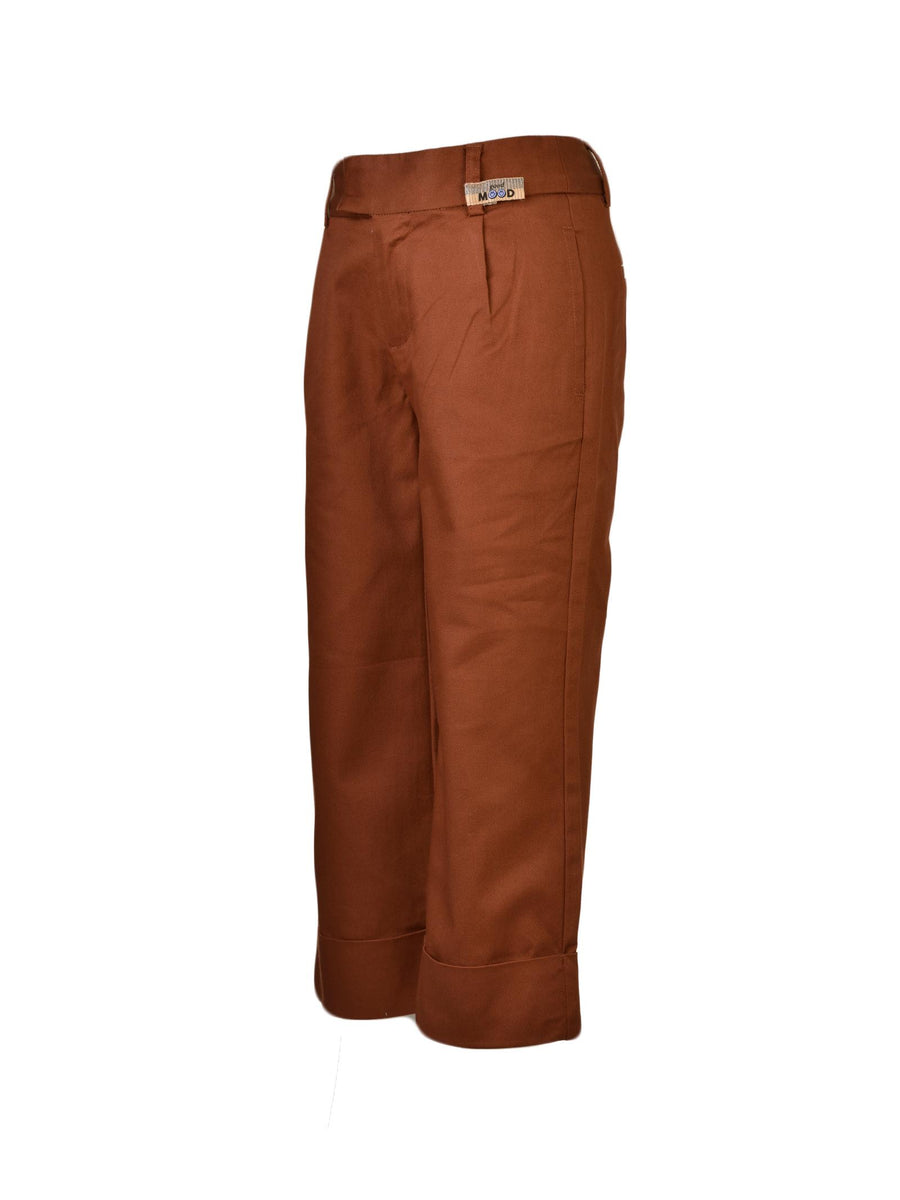 Pantalone chino high-rise cuoio 162953 0477 Scotch & Soda 