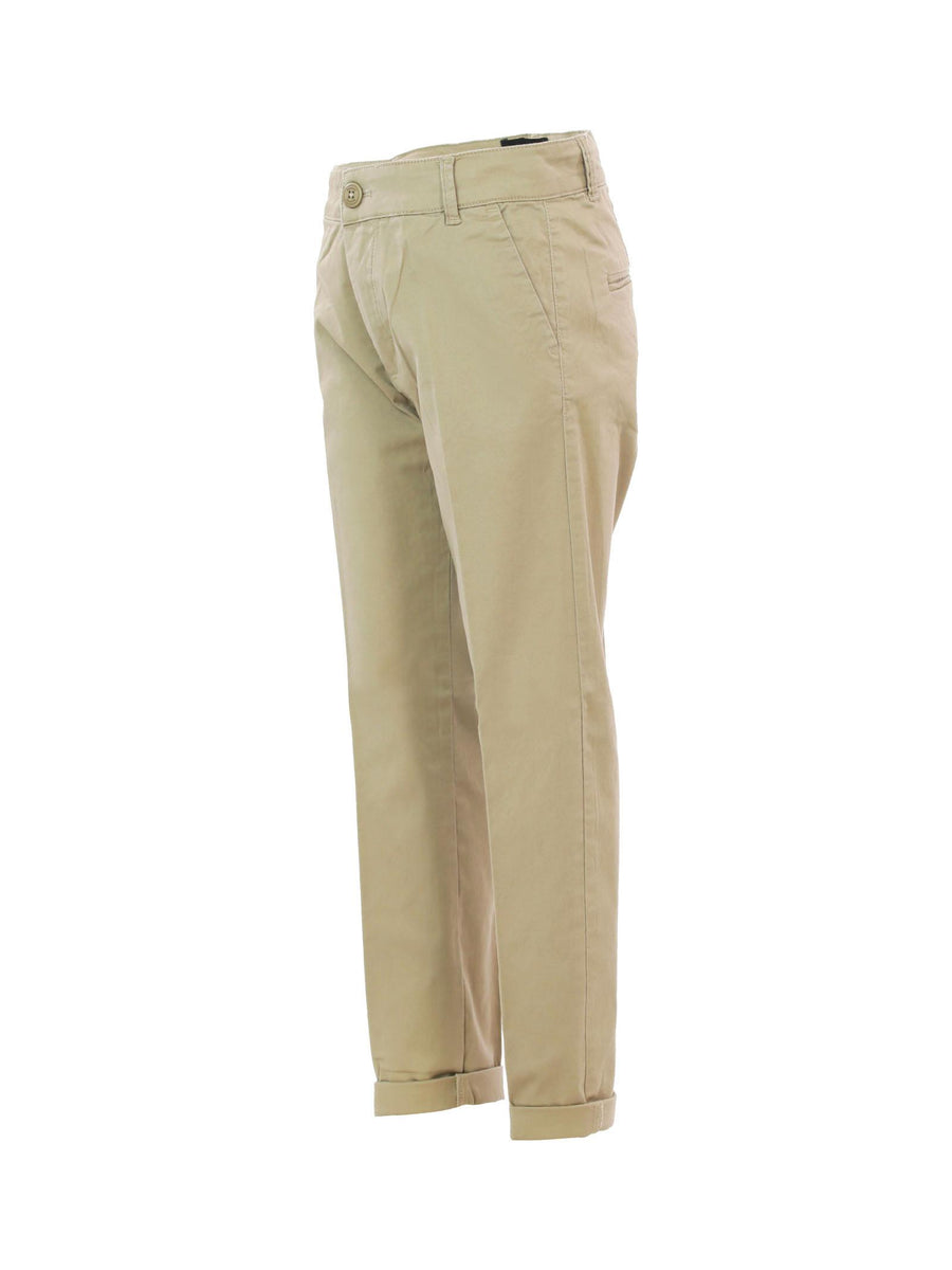 Pantaloni eleganti beige in cotone RW459 BEIGE Refrigiwear 