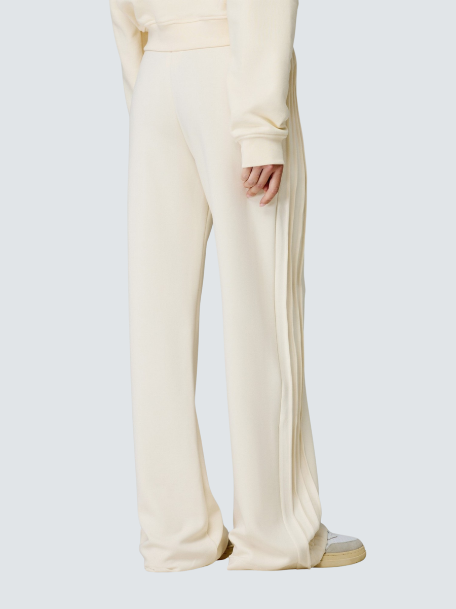 Pantalone dritto Hinnominate burro con nervature laterali HMABW01995 BI04 Hinnominate 