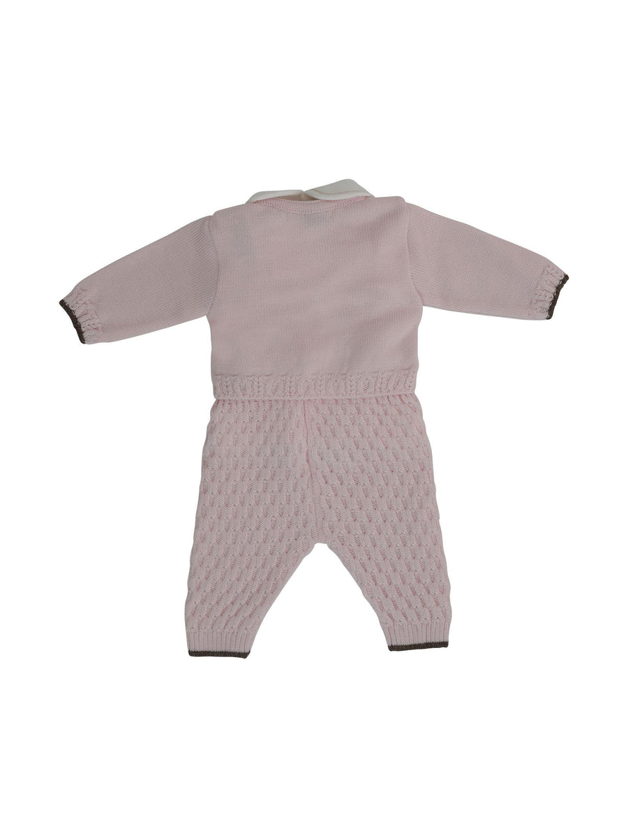 Completo tre pezzi rosa cacao IF5260L 316 Marlù 